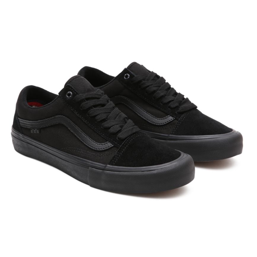 Vans Skate Old Skool Herr Svarta - Vans Låga Skor Storleksguide (SGEJX8401)